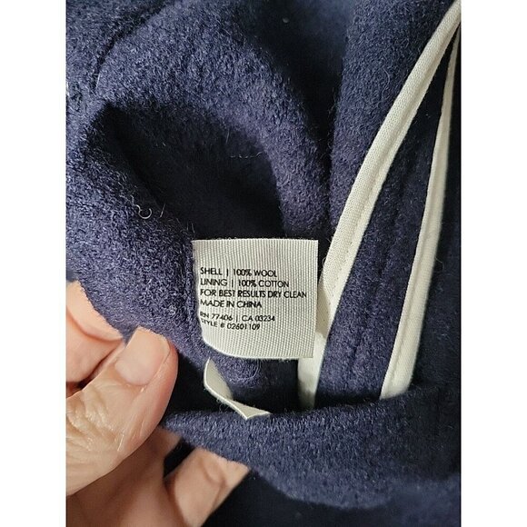 Club Monaco 100% Wool Navy Jacket Blazer Button Up Size S, Classic! - Picture 8 of 12